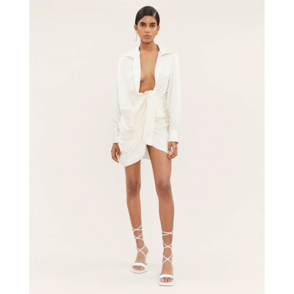 JACQUEMUS La Robe Bahia White - Picture 5 of 11